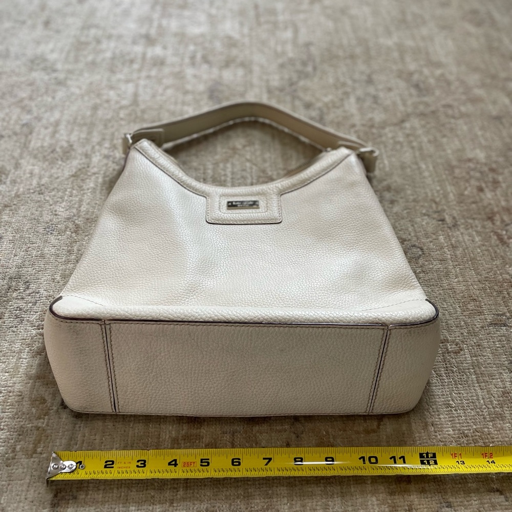 Vintage Kate Spade Elegant Cream Hobo Bag - Picture 11 of 13